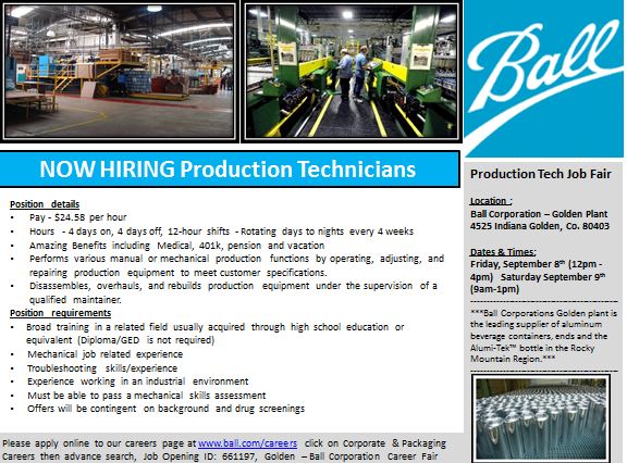 ChristaBBell's tweet photo. Thanks @1043TheFan for the job ads! #goldencareerfair #hiring #mechanicalengineering #mechanicalexperience #jobsindenver @BallCorpHQ https://t.co/m4YQyy26Xb
