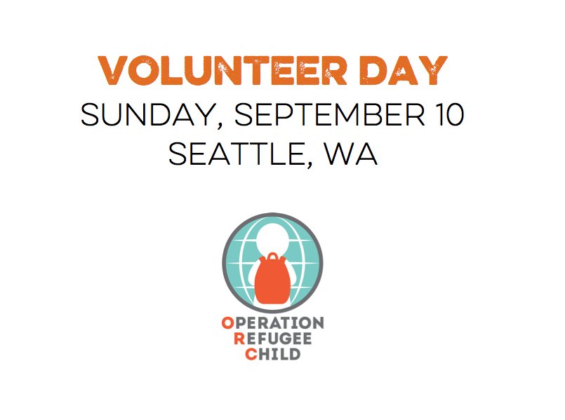 OpRefugeeChild's tweet photo. Our next #volunteerday will be in #Seattle to load our container of #donations for #refugees in #Jordan! Visit our FB for more info. https://t.co/oYgPs3zIqr