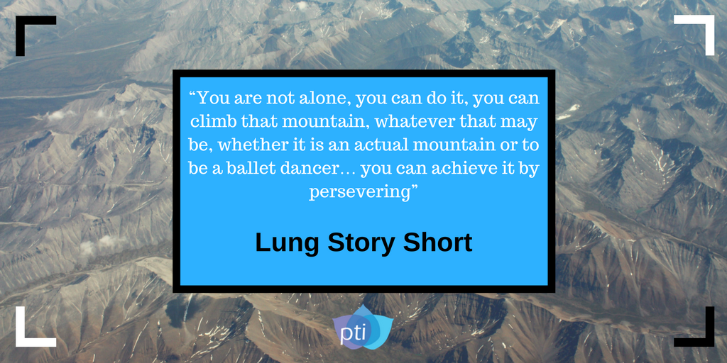 PTI_Biotech's tweet photo. Thank you again @lungstory_short for talking to us! We love your story! #PTInspiration https://t.co/bRmo2FXGg7 https://t.co/Y7X7qNxr9w