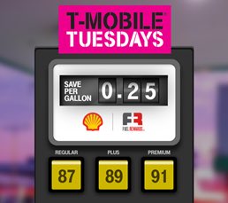 rocky_d_rocks's tweet photo. ⛽️🚗 $0.25 off @Shell gas as part of today's #TMobileTuesdays!  Could not have come at a better time! Thanks @TMobile https://t.co/9T0K7u4yvr