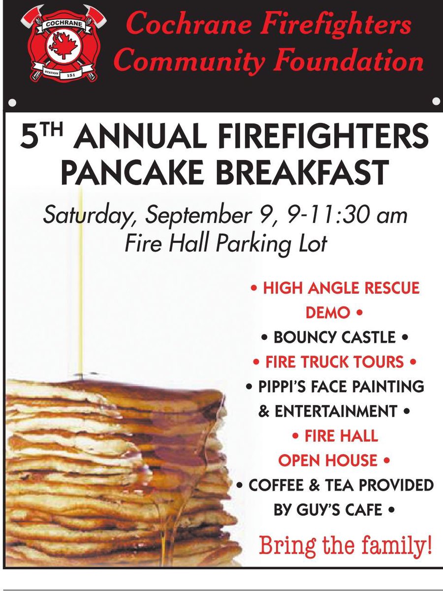It's been about a year and we think you should come have breakfast with us! We miss you all! Come visit us at the Fire Hall on Saturday!
