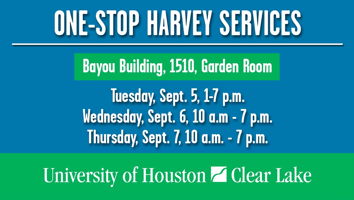 We are here to help. Attend info sessions for advice on financial aid, advising and more in one of these info sessions #UHCLStrong