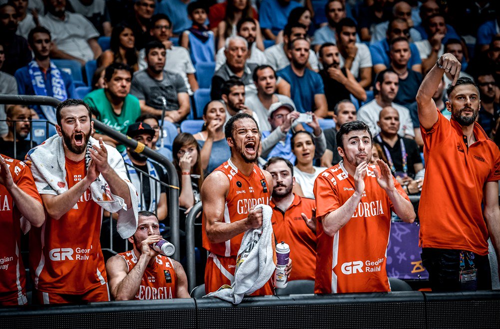 Proud of Georgian National Basketball Team! #Israel 91:104 #Georgia. #GeorgiaWins #EuroBasket2017