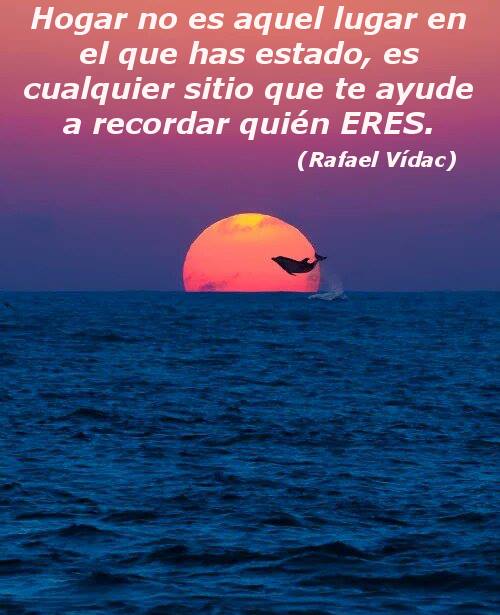 Rafael_Vidac's tweet photo. Hogar no es aquel lugar en el que has estado, es cualquier sitio que te ayude a recordar quién ERES. https://t.co/8EMrR1FZVJ
