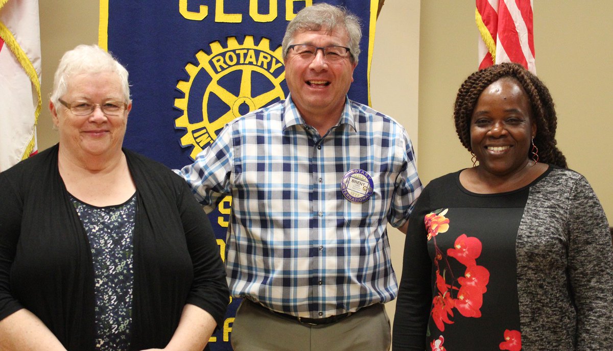 RotaryClubofSSM's tweet photo. Thanks for sharing with us today, Brenda and Jane! @saultccc #rotarylunch https://t.co/Z9647WCwuJ