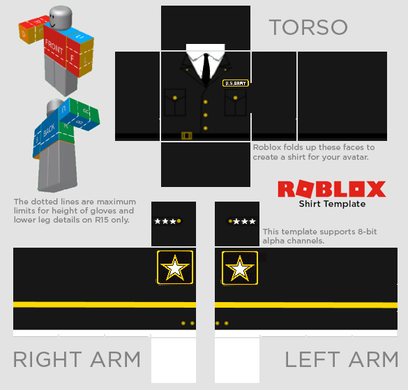 Roblox Shirt Template Torso