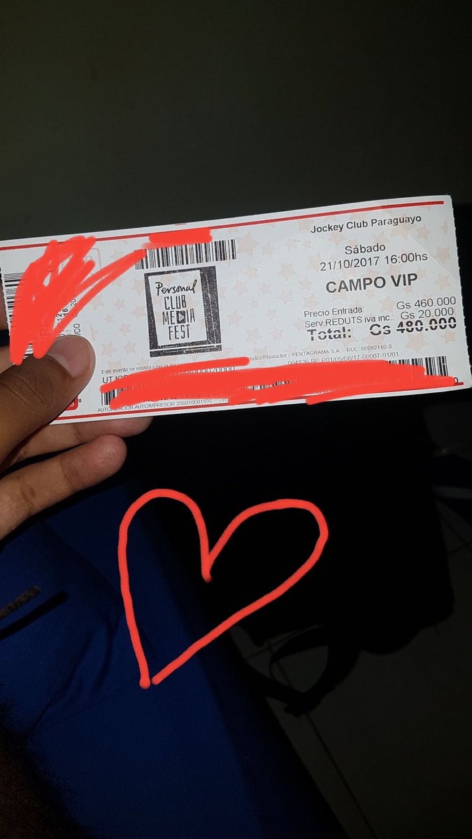 @PersonalCMF @ClubMediaFest @CMFPARAGUAY Ya la tengooooo ❤