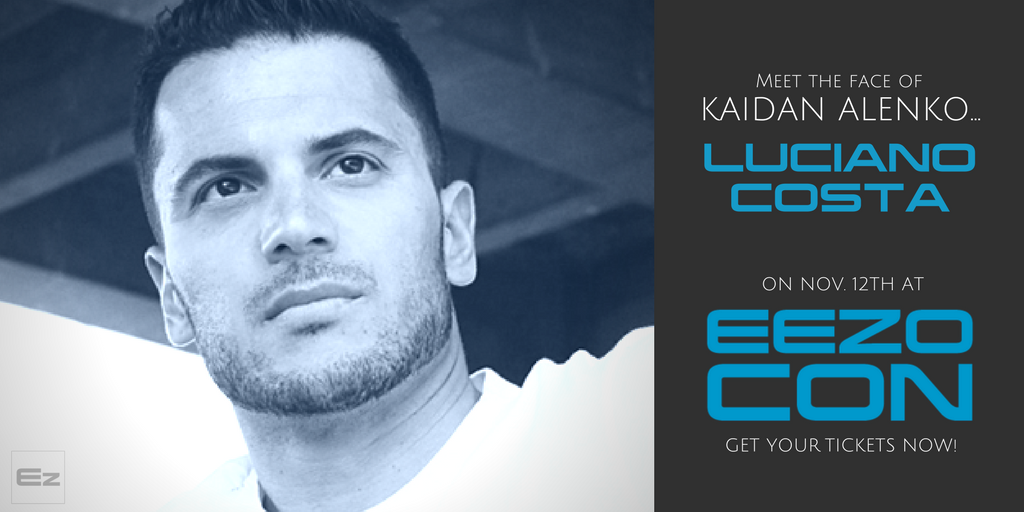 Very excited that @Luciano_Costa32 will be at #EezoCon. Get your tickets now to meet the face of Kaidan! eezocon.com #MassEffect