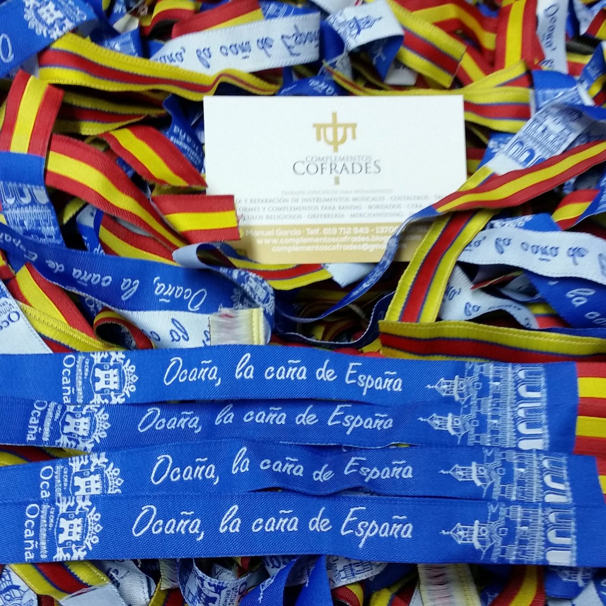 Otro pedido de pulseras bordadas que sale de nuestras instalaciones.  
Haz tus pedidos en:  complementoscofrades@gmail.com o 619712943.