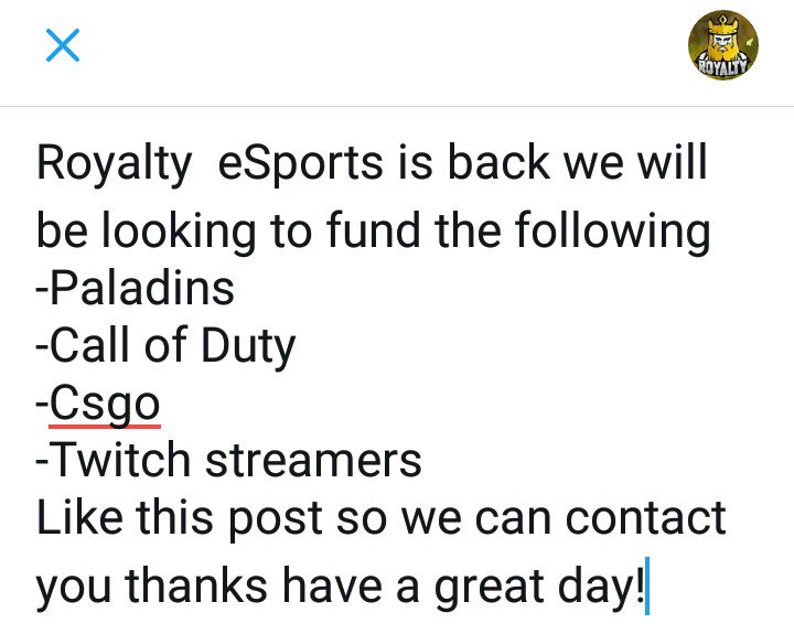 Royalty eSports™ tweet media