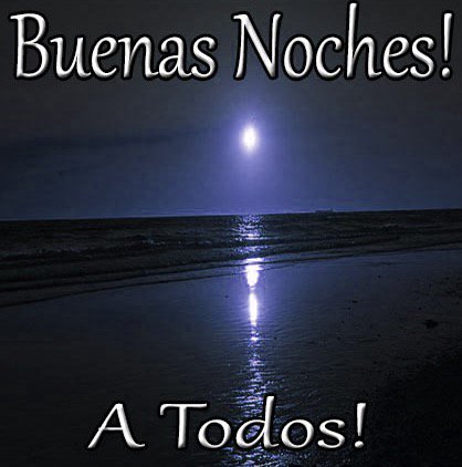 Feliz y dulce noche, amig@s!! Que la disfruteis a tope! L@s que soñais o l@s que trabajais!! Besos para tod@s!