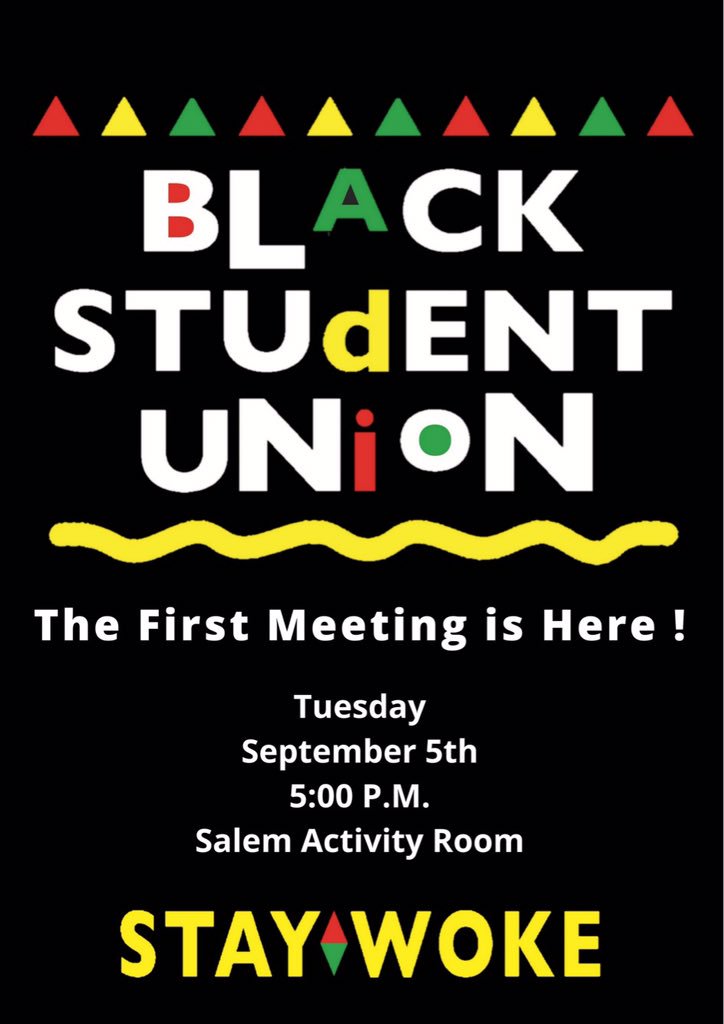 RMU_BSU's tweet photo. First Meeting STARTING NOW ! #ForTheCulture https://t.co/bPWScmvS3v