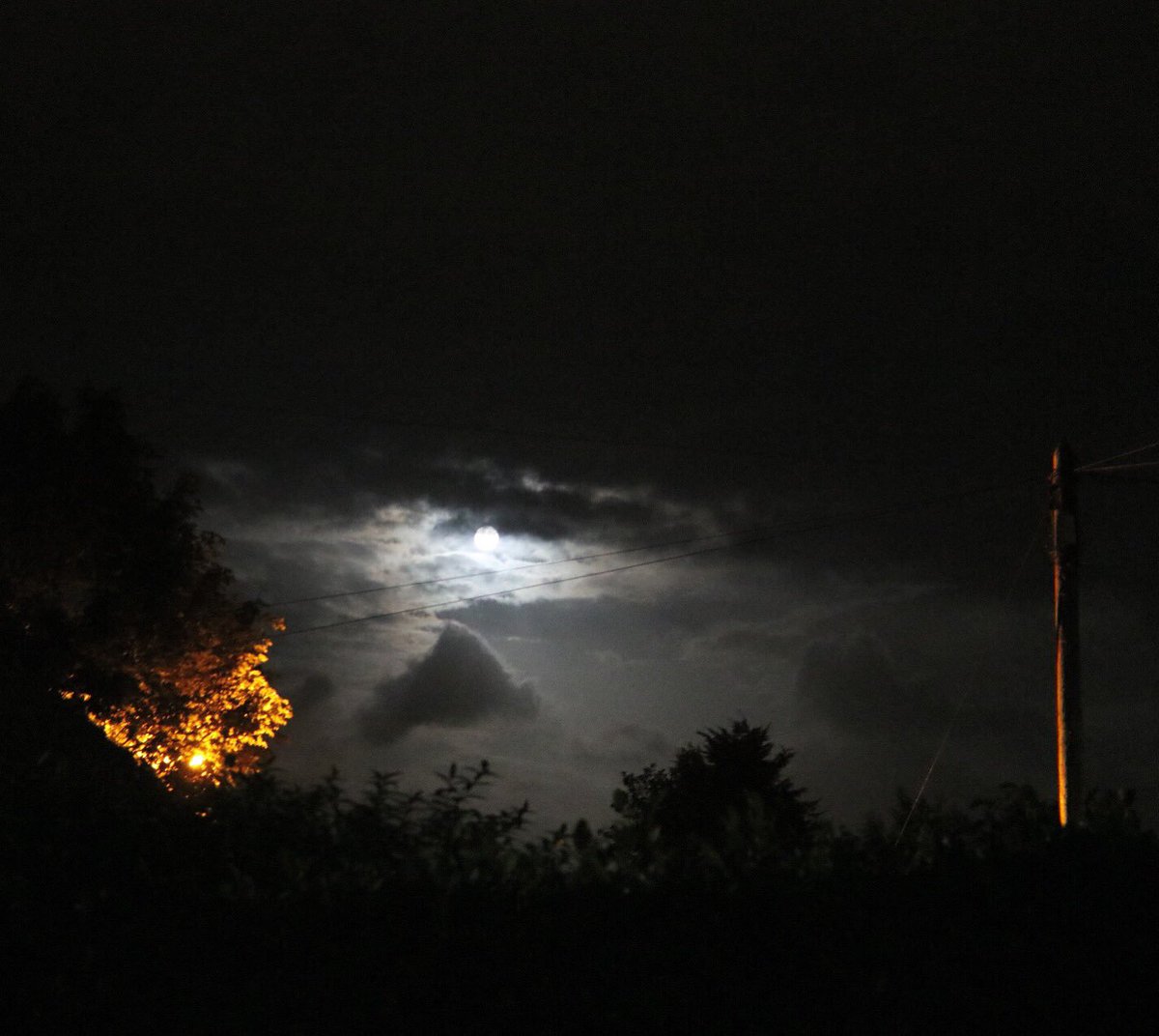 Katie Doyle A Gloomy Night In Greystones As The Moon Shines On Ireland Greystones
