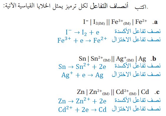 جهود لخلية الجهد هو القياسي الاختزال الخلايا جلفانية مجموع لأنصاف الخلية الجلفانية: