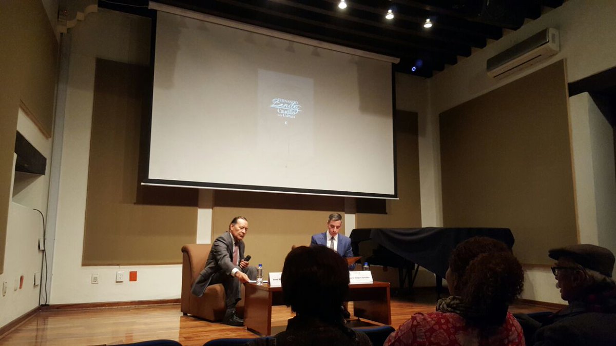 ILCEedu's tweet image. #ILCEedu en la presentación del documental #FernandoBenitez caudillo de la cultura en @Fonoteca