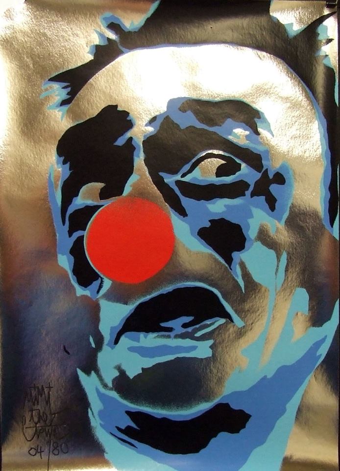 Fadhlaoui2's tweet photo. Rond ou carré va falloir composer ! #MimiTheClown #StreetArt https://t.co/YuqIKxL2mC