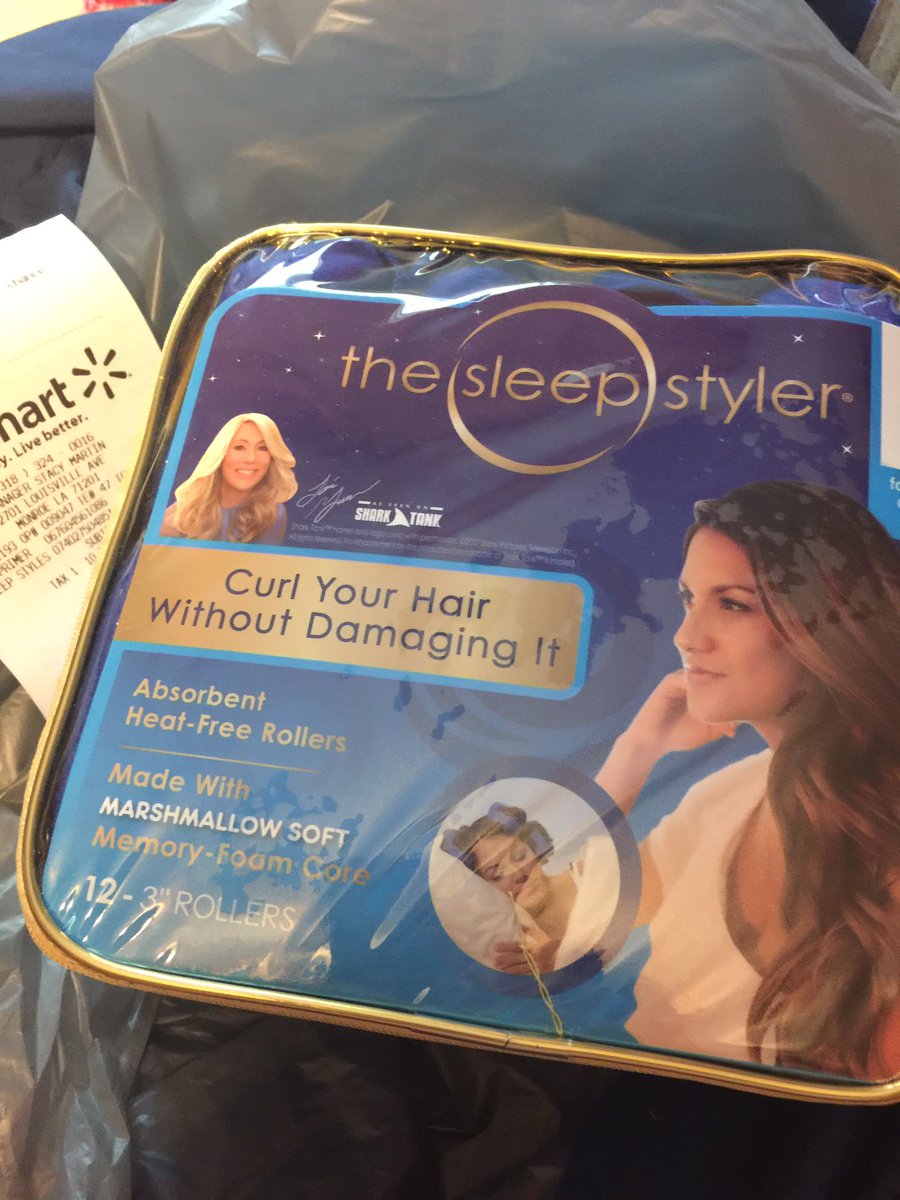lacysorcas's tweet photo. So @angelacruztube look what stopped me dead in my tracks at Walmart! #hadtohave #sleepstyler #Walmart #birthdaygirl #happybirthdaytome https://t.co/T7doobkHmc