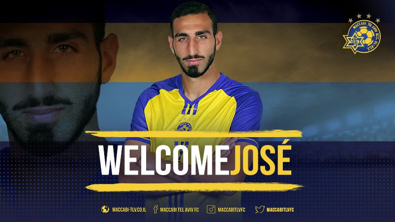 MaccabiBr's tweet photo. O meio campista espanhol José Rodriguez chega ao Maccabi através de empréstimo por 1 temporada. Bem-vindo ao clube!! https://t.co/8xBVRoXZqy