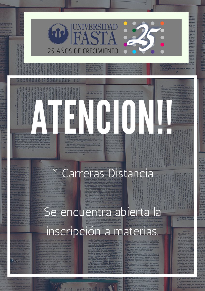 Inscripción a Materias ✍️✍️
#AlumnosDistancia