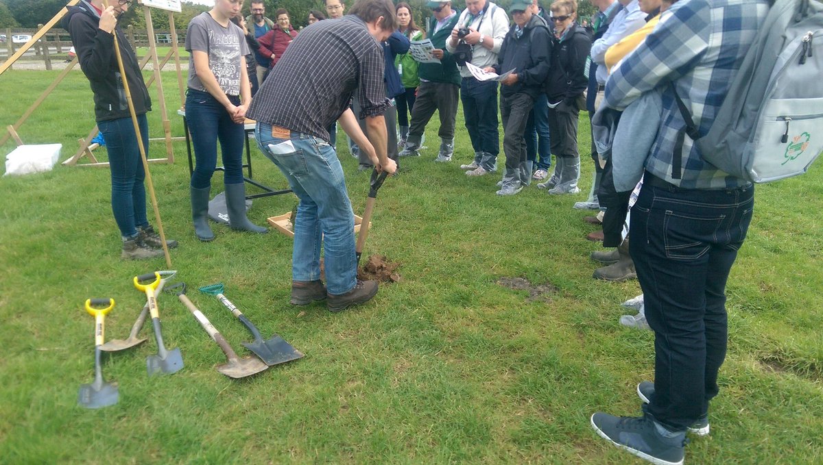 Soilmicrobio's tweet photo. Great interest amongst #RAMIRAN2017 delegates in methods of assessing soil quality @teagasc Johnstown castle https://t.co/gyzQbH4RKr