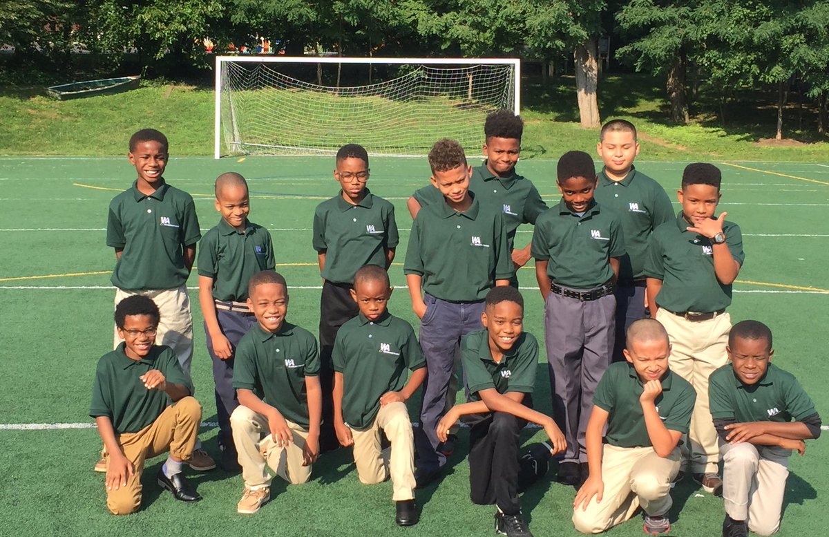 BillWhitakerWBW's tweet photo. Welcomed over 100 students to the @WashJesAcademy campus today to kick off the school year, including these brand new 4th graders! #WJA https://t.co/4TSUZ5xzWU