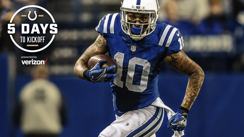Colts's tweet photo. 🖐️ DAYS! #ColtsCountdown https://t.co/eyvALsXCOI