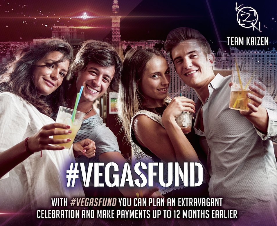 TeamKaizenLV's tweet photo. Start planning your celebration now at https://t.co/SxdAy8TPmq and make small monthly payments towards your trip!

#vegasfund #teamkaizenlv https://t.co/YiUIIaDZUc