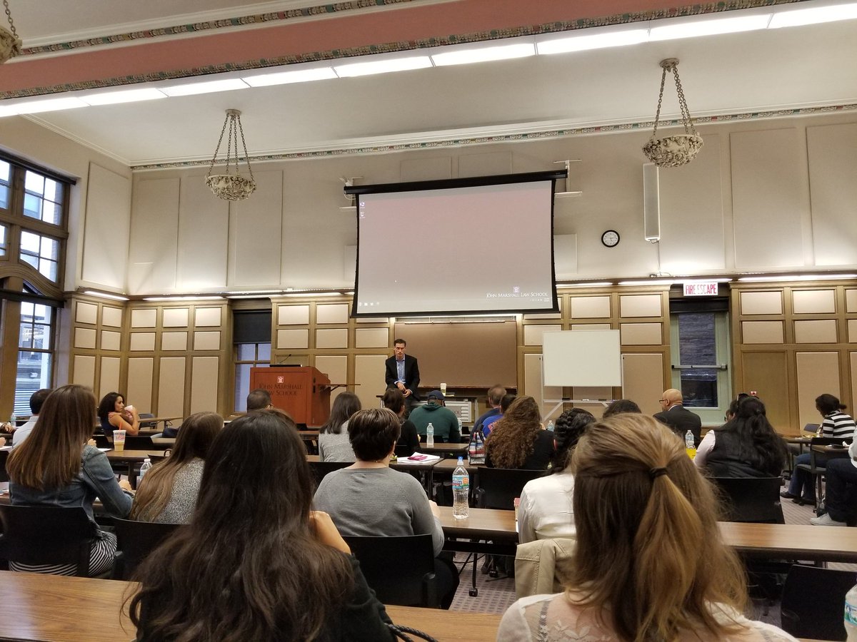 Professor Schwinn kicking off @JMLSChicago teach-in on protests and monuments in the Trump Era.