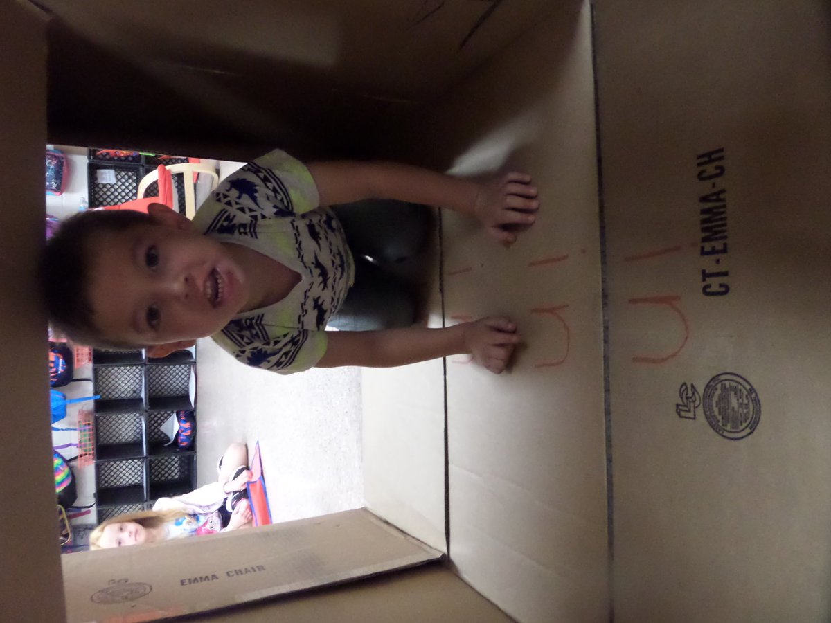 LeppanenShari's tweet photo. KDG Students Room 18 are on a scavenger hunt searching "in" box tunnels looking for their sight word "in". @RBElementary https://t.co/fFqY4Ip210