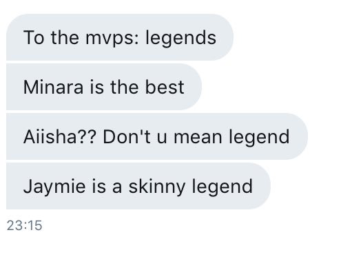 WWPositivity's tweet image. For the MVPs &amp;amp; @rabeisqueen @walsmack @simmoslxter 🌹