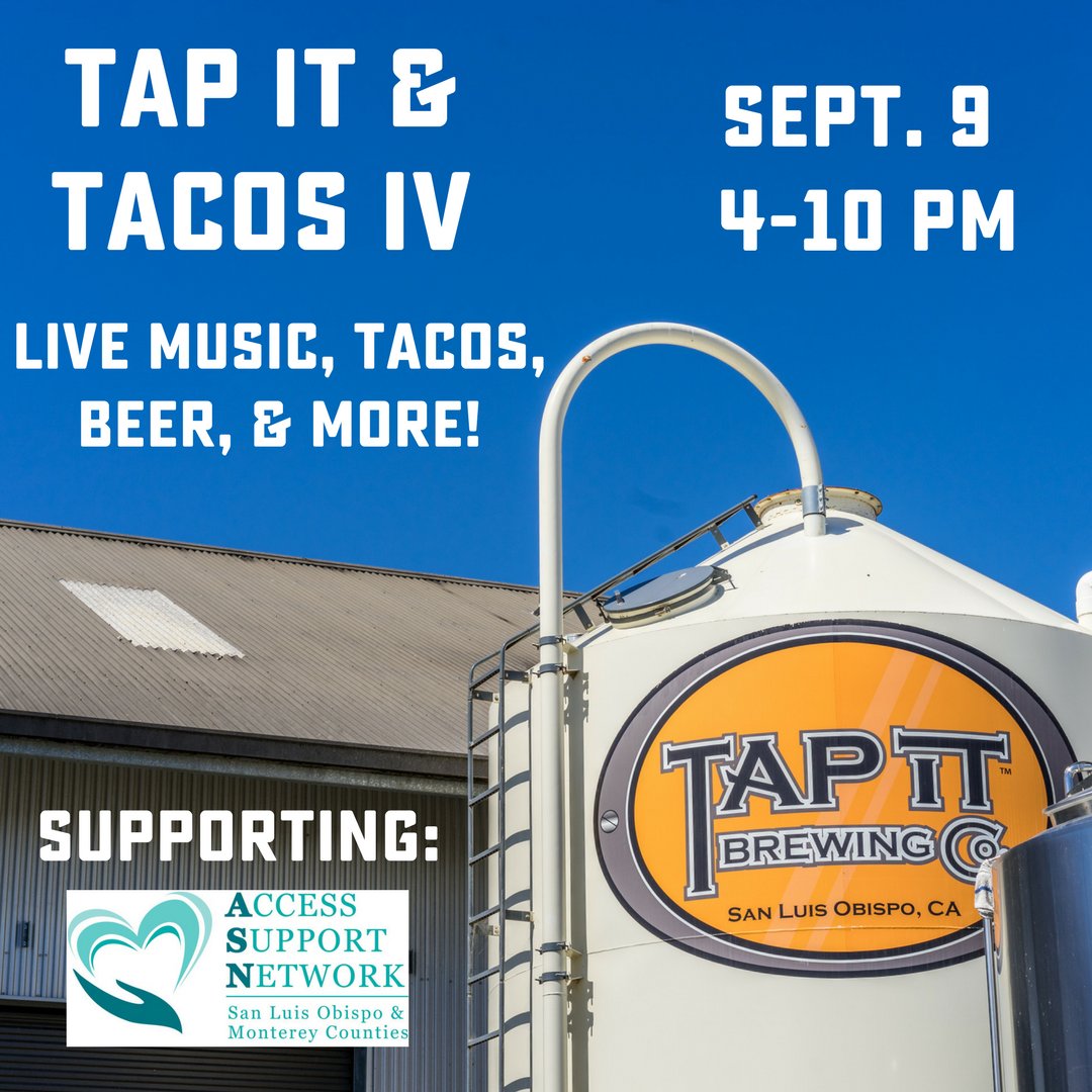 Join us this Saturday for @asnslomc's Tap It &amp; Tacos IV! Enjoy live music, tacos, beer, &amp; more! More info here: goo.gl/G7Mq4Z