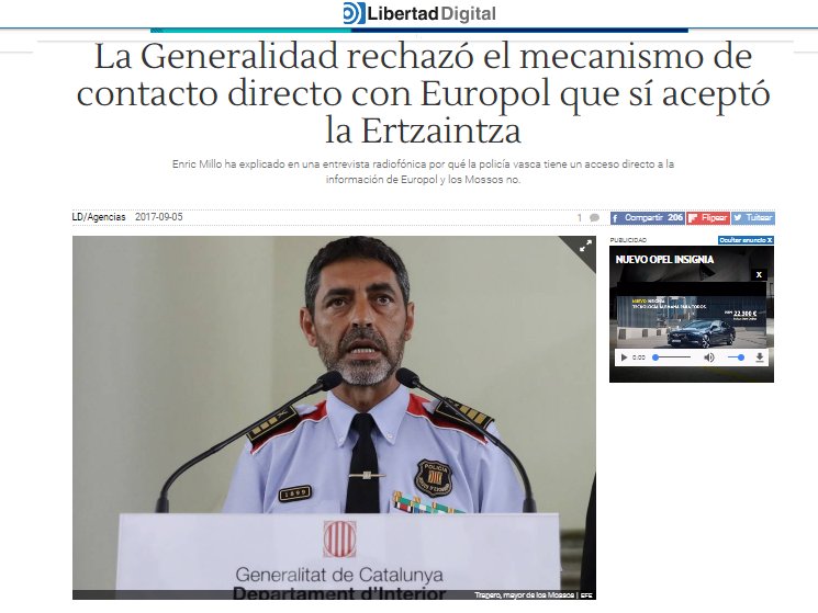 CCivicaCatalana's tweet photo. Otra mentira de los separatistas a la luz. Fue la propia Generalidad la que rechazó el contacto directo con Europol. https://t.co/AcwvbB1HTd https://t.co/Ii8aV15nD0