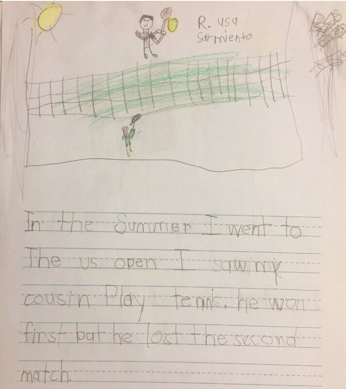 My niece Penelope in her class today ❤️