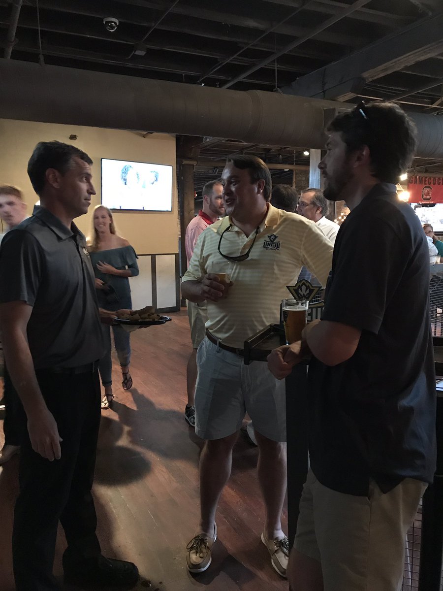 SeahawkClub's tweet photo. Seahawks in Charlotte getting to meet our leaders at the 2nd stop on the 2017 Coaches Caravan 
#SeahawksNation #Wingsup #tealtakeover https://t.co/vbKfAliiNt