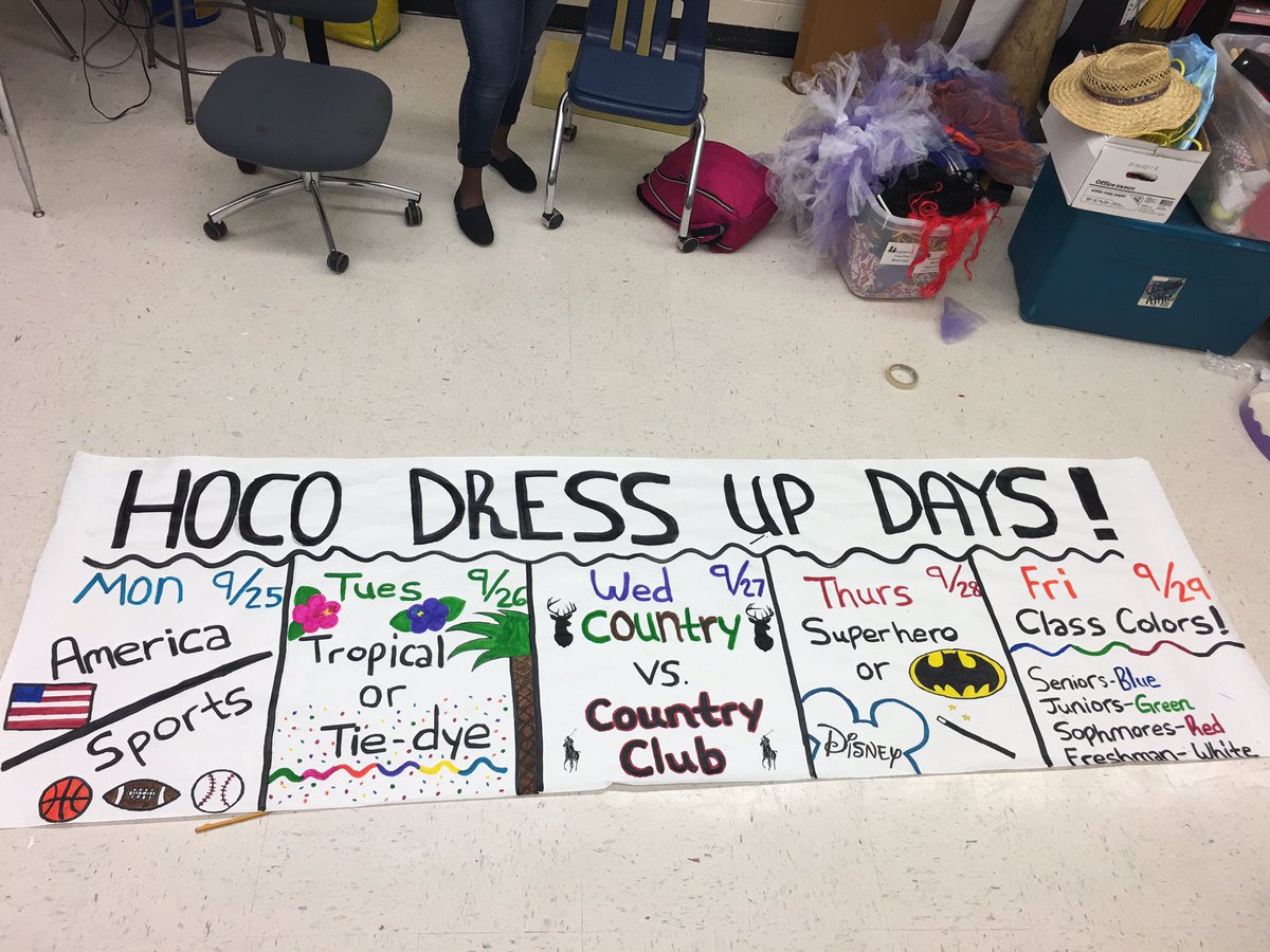 TheColtStampede's tweet image. ⚠️⚠️⚠️Attention Colts! Here are your Homecoming Dress up days for this year !! Starts September 25th, so be ready and show out!⚠️⚠️