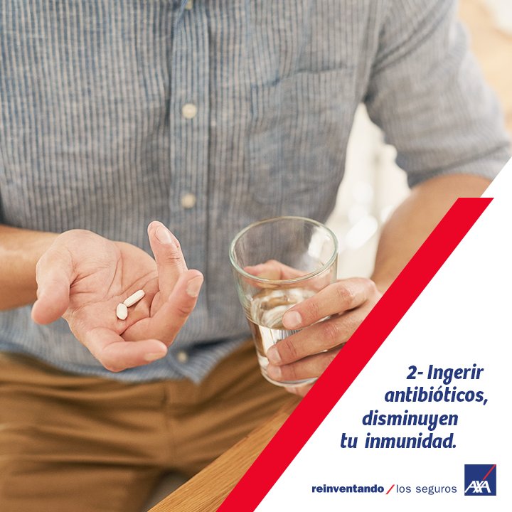 AXAMexico's tweet photo. Los antibióticos 💊 son medicamentos que combaten infecciones bacterianas, impidiendo que se reproduzcan.
#AXAteCuida https://t.co/K8JLAhuBLb
