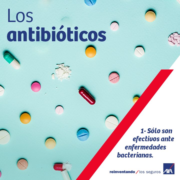 AXAMexico's tweet photo. Los antibióticos 💊 son medicamentos que combaten infecciones bacterianas, impidiendo que se reproduzcan.
#AXAteCuida https://t.co/K8JLAhuBLb