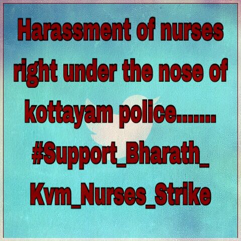 LivinKX007's tweet photo. #Support_Bharath_Kvm_Nurses_Strike 
@timesofindia @TimesNow @mathrubhumi @MalayalaManorma @reporter_tv  @NriUna @kairalionline https://t.co/uQ9QhMdDIV