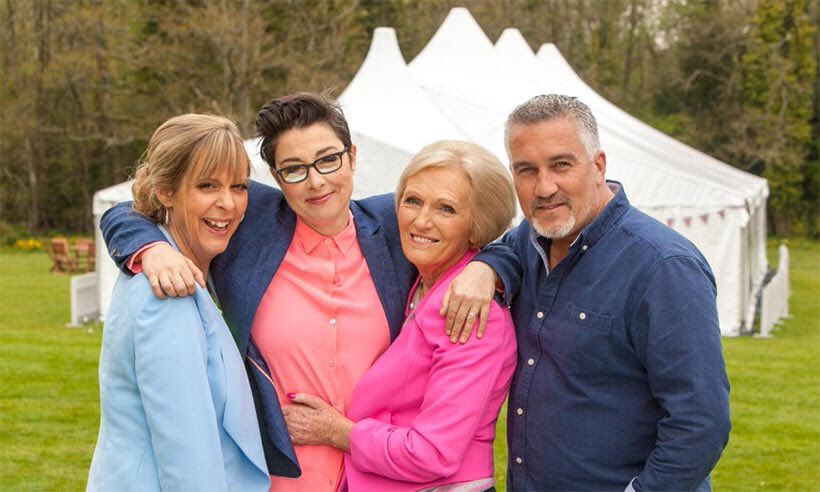 cqmerqn's tweet photo. I'm sorry, the old Bake Off can't come to the phone right now. Why? Oh, cause she's dead. #GBBO https://t.co/s9puY1X7Ht