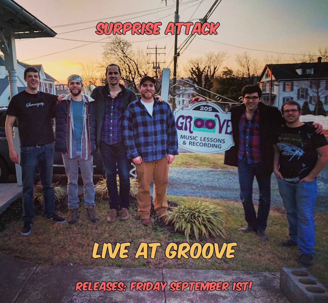 AppGrooveRec's tweet photo. Don't forget, this Friday September 1st @SurpriseAttackn - 'Live at Groove' releases! Show these dudes some support!
#album #jam #funk #work https://t.co/CoInrPzr5X