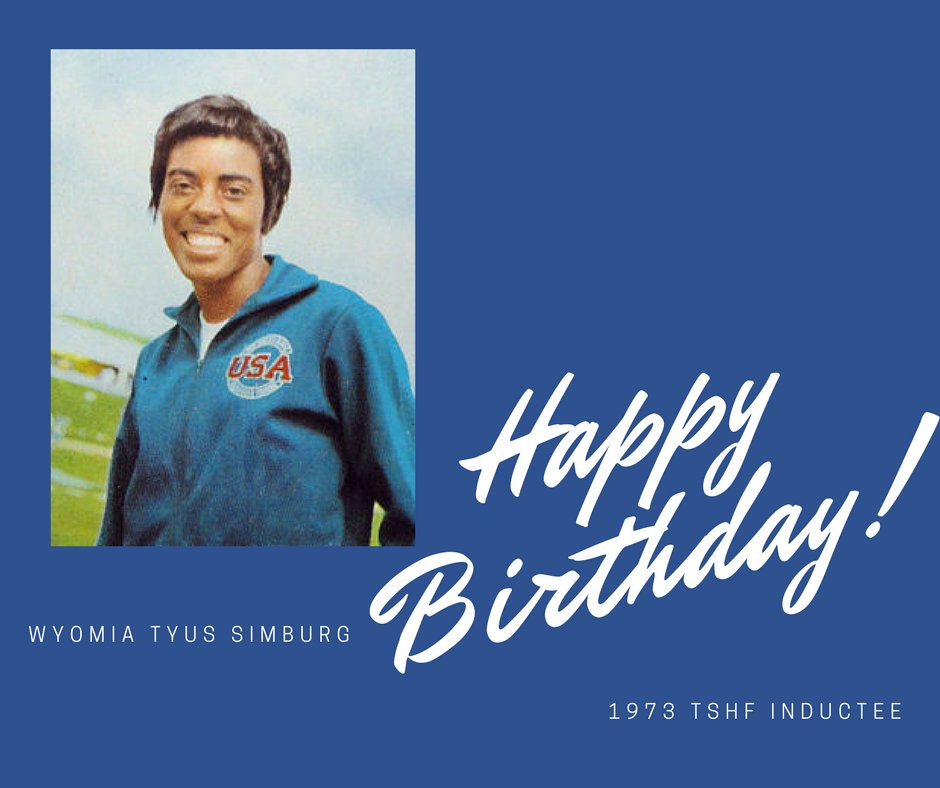 The wishes former and sprinter Wyomia Tyus Simburg a Happy Birthday! 