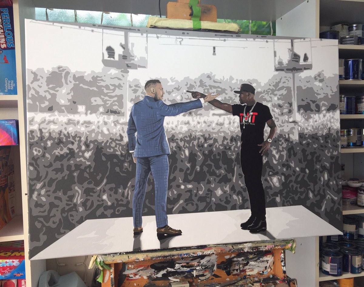 I suppose I should #giveaway an A3 print of my painting 'Crossing Swords' 
- Follow me
- RT this post
Winner chosen Fri 1st Sept 9pm
#MayMac