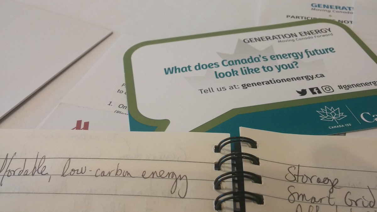 CleanFoundation's tweet photo. .@CleanFoundation is participating in the GenerationEnergy.ca Hfx workshop on Canada's Energy Future. #genenergy #CleanEnergy https://t.co/UCx60xM8q7
