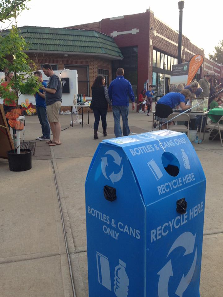 Nature_OK's tweet photo. We teamed up with @PepsiRecycling to provide recycling for the @plazadistrict festival this Sat., 9/30. #RecycleforNature https://t.co/Xke8nEt56o