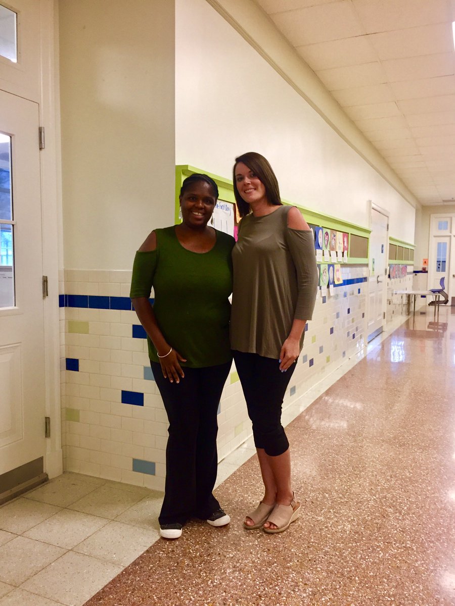 McMathCranor's tweet photo. Week 2 on the same LEAP team and already unintentionally twinning! 👯 https://t.co/9IVFuWBAgZ