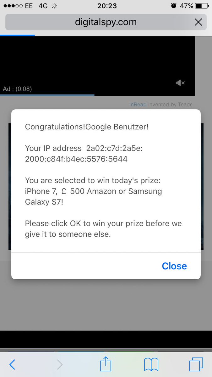 Zaunresident's tweet photo. Every time I use @digitalspy I remember why I stopped. #shittyads https://t.co/XwMnEslv03