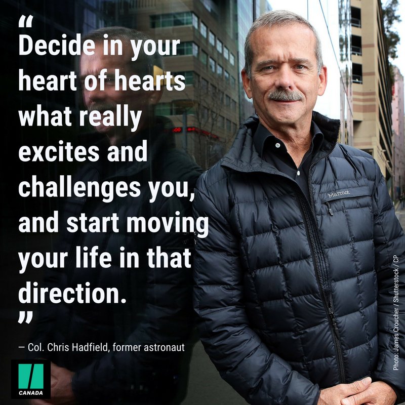 Happy birthday to Get more life lessons from Canada\s favourite astronaut:  