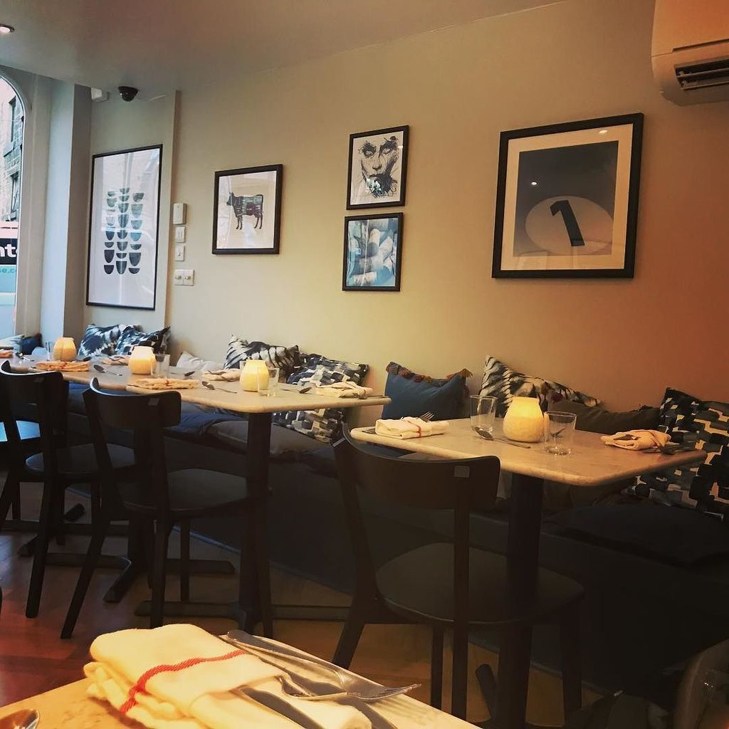 And breathe. Come sit at a marble table. On a cushion. Drink wine &amp; eat off new plates. We're game if you are 👍