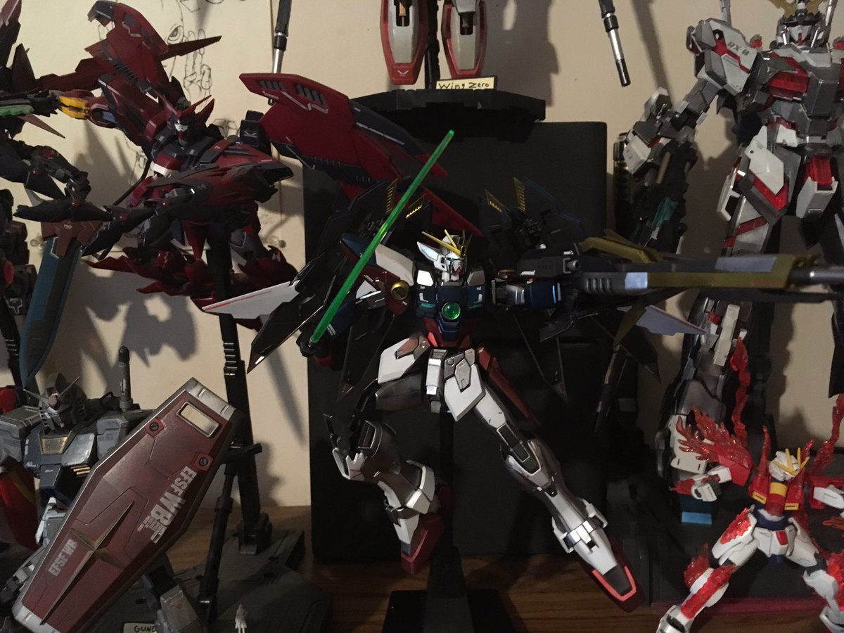 solid_XIII's tweet image. A thing of beauty #protozero #gunpla #gundam #mastergrade