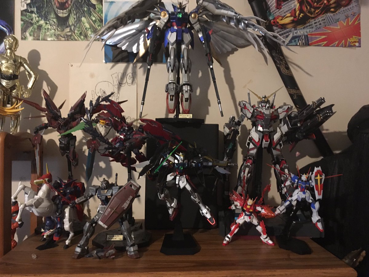 solid_XIII's tweet image. A thing of beauty #protozero #gunpla #gundam #mastergrade